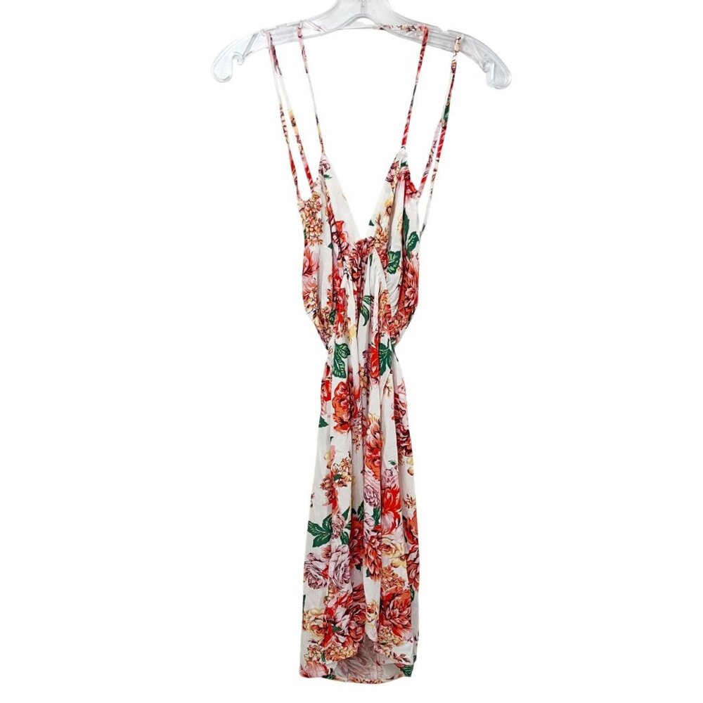 Maaji Paulina Mini Dress Carnation Floral Print Swim‎ - Size Medium